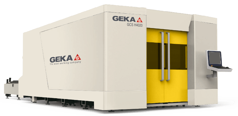 Geka, línea CNC con corte por láser de fibra gcsh